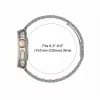 Tech-Protect Stainless Apple Watch 8 / 9 / 10 / 11 / 12 / SE / Ultra (44/45/46/49mm) szíj, fém, ezüst
