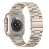 Tech-Protect Stainless Apple Watch 8 / 9 / 10 / 11 / 12 / SE / Ultra (44/45/46/49mm) szíj, fém, bézs