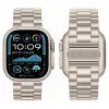 Tech-Protect Stainless Apple Watch 8 / 9 / 10 / 11 / 12 / SE / Ultra (44/45/46/49mm) szíj, fém, bézs