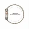 Tech-Protect Stainless Apple Watch 8 / 9 / 10 / 11 / 12 / SE / Ultra (44/45/46/49mm) szíj, fém, bézs