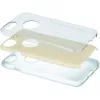 Apple iPhone 15 Pro, Szilikon tok, csillogó, Forcell Shining, arany