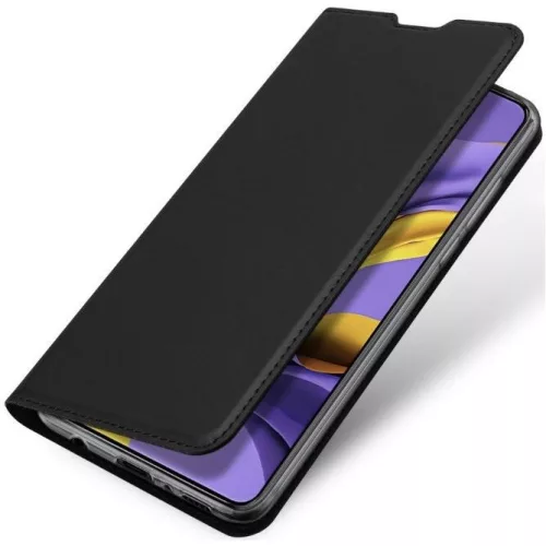 Apple iPhone 15 Pro Max, Oldalra nyíló tok, stand, Dux Ducis, fekete