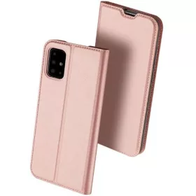   Apple iPhone 15 Pro Max, Oldalra nyíló tok, stand, Dux Ducis, vörösarany