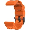 Garmin Fenix 3 / 3 HR / 5X / 5X Plus / 6X / 6X Pro / 7X, szilikon pótszíj, állítható, TP IconBand, narancssárga