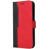 Samsung Galaxy A06 SM-A065F, Oldalra nyíló tok, stand, kártyatartóval, kézpánttal, Wooze Colour Wallet, piros
