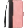 Samsung Galaxy A06 SM-A065F, Oldalra nyíló tok, stand, kártyatartóval, kézpánttal, Wooze Colour Wallet, rózsaszín