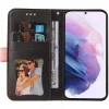 Samsung Galaxy A06 SM-A065F, Oldalra nyíló tok, stand, kártyatartóval, kézpánttal, Wooze Colour Wallet, rózsaszín