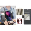 Samsung Galaxy A06 SM-A065F, Oldalra nyíló tok, stand, kártyatartóval, RFID technológiával, Wooze CaseME, fekete
