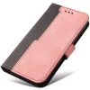 Huawei Honor 200 Smart, Oldalra nyíló tok, stand, kártyatartóval, kézpánttal, Wooze Colour Wallet, rózsaszín