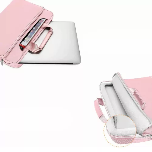 Laptop táska, 15 - 16" készülékhez, vállpánttal, TP Pocket Bag, rózsaszín