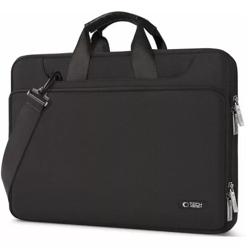 Laptop táska, 15 - 16" készülékhez, vállpánttal, TP Pocket Bag, fekete