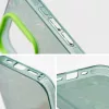 Apple iPhone 16, Műanyag hátlap védőtok + szilikon keret, kristály minta, Tutti-Frutti Case, zöld