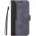 Apple iPhone 16e / 17e, Oldalra nyíló tok, stand, kártyatartóval, kézpánttal, Wooze Colour Wallet, szürke