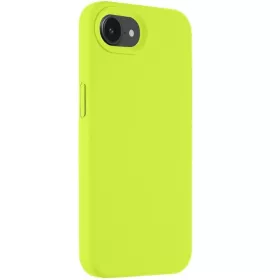   Apple iPhone 16e / 17e, Szilikon tok, mikrofiber plüss belső, Magsafe kompatibilis, Tactical MagForce Velvet Smoothie, világoszöld