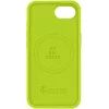 Apple iPhone 16e / 17e, Szilikon tok, mikrofiber plüss belső, Magsafe kompatibilis, Tactical MagForce Velvet Smoothie, világoszöld