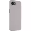 Apple iPhone 16e / 17e, Szilikon tok, mikrofiber plüss belső, Magsafe kompatibilis, Tactical MagForce Velvet Smoothie, világosszürke