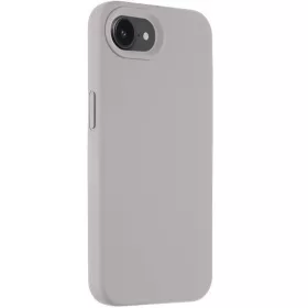   Apple iPhone 16e / 17e, Szilikon tok, mikrofiber plüss belső, Magsafe kompatibilis, Tactical MagForce Velvet Smoothie, világosszürke