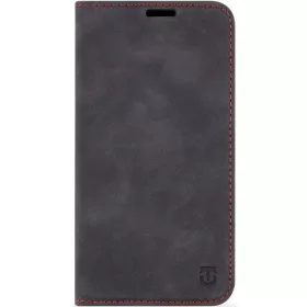   Apple iPhone 16e / 17e, Oldalra nyíló tok, stand, kártyatartóval, Tactical Xproof, fekete