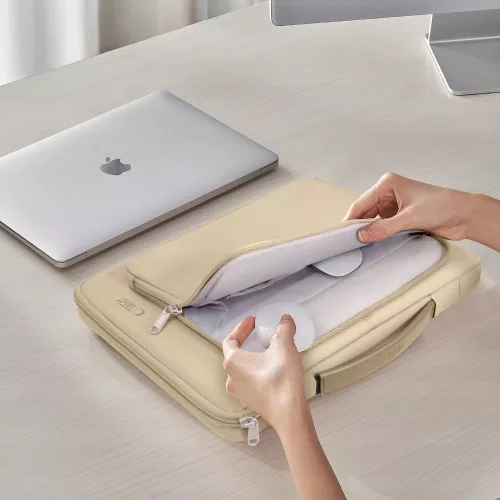 Laptop táska, 13 - 14" készülékhez, TP Basic Bag, bézs