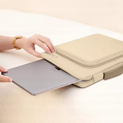 Laptop táska, 13 - 14" készülékhez, TP Basic Bag, bézs