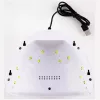 Műkörmös UV lámpa, 12 Led-es, 36W, USB csatlakozóval, Wooze Dazzle, fehér