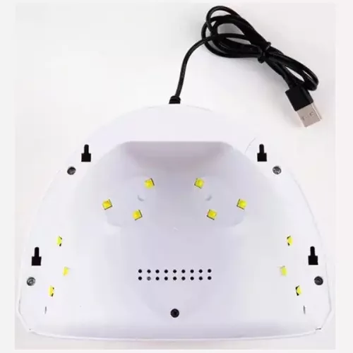 Műkörmös UV lámpa, 12 Led-es, 36W, USB csatlakozóval, Wooze Dazzle, fehér