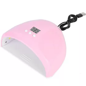  Műkörmös UV lámpa, 12 Led-es, 36W, USB csatlakozóval, Wooze Dazzle, rózsaszín