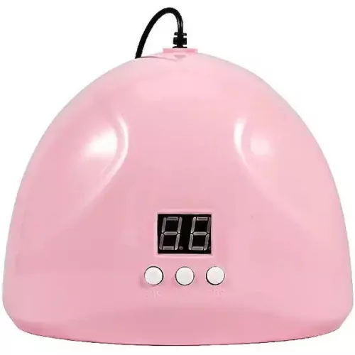 Műkörmös UV lámpa, 12 Led-es, 36W, USB csatlakozóval, Wooze Dazzle, rózsaszín