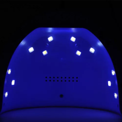 Műkörmös UV lámpa, 12 Led-es, 36W, USB csatlakozóval, Wooze Dazzle, rózsaszín