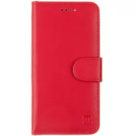   Samsung Galaxy A36 5G SM-A366B, Oldalra nyíló tok, stand, kártyatartóval, csatos, Tactical Field Notes, piros