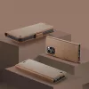 Apple iPhone 13 Pro Max, Oldalra nyíló tok, stand, kártyatartóval, RFID technológiával, Wooze CaseME, barna