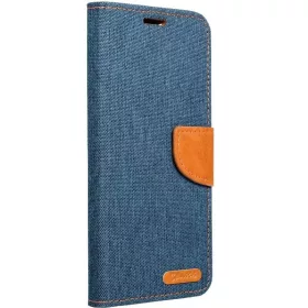   Samsung Galaxy S23 FE SM-S711, Oldalra nyíló tok, stand, Canvas Book, sötétkék