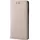 Samsung Galaxy S23 FE SM-S711, Oldalra nyíló tok, stand, Smart Magnet, arany