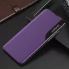 Samsung Galaxy S25 Edge SM-S937, Oldalra nyíló tok, stand, hívás mutatóval, Wooze FashionBook, lila