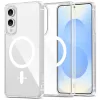 Samsung Galaxy S25 Edge SM-S937, Műanyag hátlap védőtok + szilikon keret, Magsafe töltővel kompatibilis, FlexAir Hybrid Magsafe, átlátszó