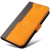 Xiaomi Redmi K70 / K70 Pro / Poco F6 Pro, Oldalra nyíló tok, stand, kártyatartóval, kézpánttal, Wooze Colour Wallet, narancssárga