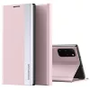 Xiaomi Redmi Turbo 3 / Poco F6, Oldalra nyíló tok, stand, Wooze Silver Line, rózsaszín