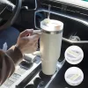 Prémium fémfalú utazó termosz + pohár, 1200 ml, hőtartó, szívószállal, fogantyúval, Tumbler, cyan