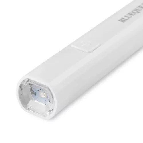 Műkörmös mini UV lámpa, kézi, akkumulátoros, hordozható, 3W, 1 LED-es, Blueque BQ-MINI4A, fehér