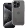 Apple iPhone Air (2025), Szilikon tok, 2 mm vastag, csillogó hátlap, átlátszó