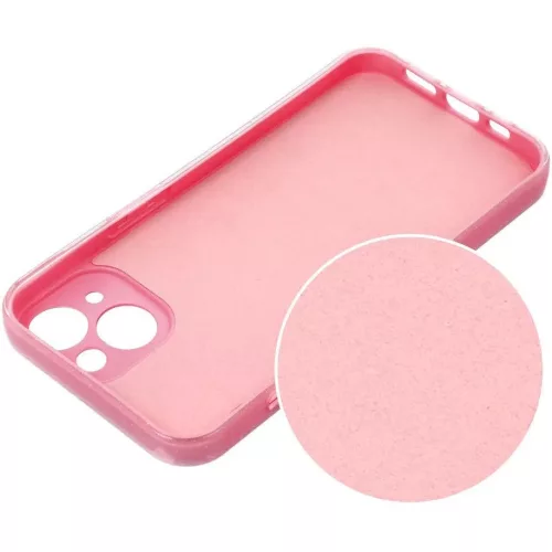 Apple iPhone Air (2025), Szilikon tok, 2 mm vastag, csillogó hátlap, rózsaszín