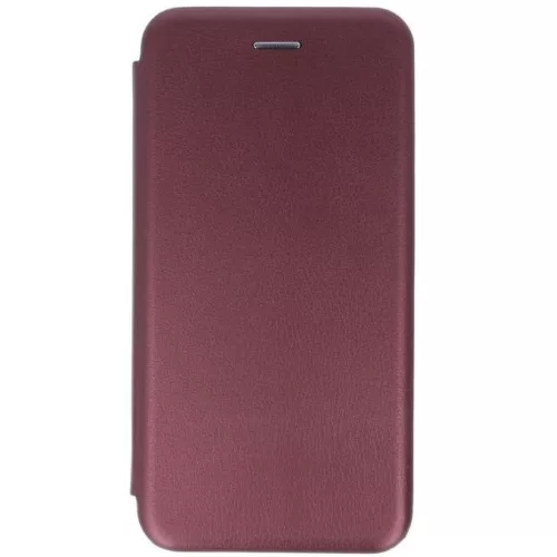 Apple iPhone 17 Pro, Oldalra nyíló tok, stand, Forcell Elegance, bordó