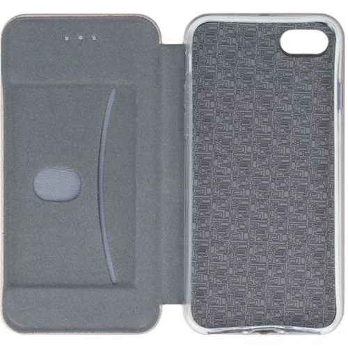 Apple iPhone 17 Pro, Oldalra nyíló tok, stand, Forcell Elegance, fekete