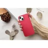 Apple iPhone 17 Pro, Szilikon tok, közepesen ütésálló, fémhatású kamera keret, Frame Case, magenta