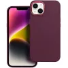 Apple iPhone 17 Pro, Szilikon tok, közepesen ütésálló, fémhatású kamera keret, Frame Case, lila