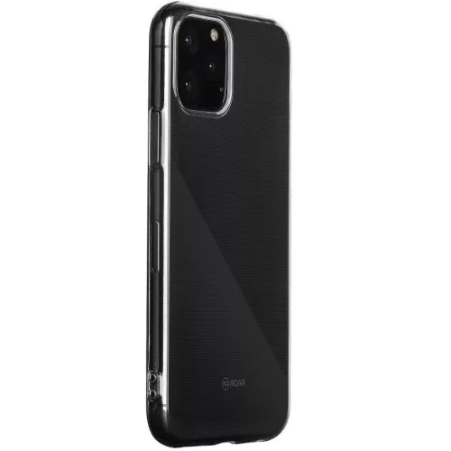 Apple iPhone 17, Szilikon tok, Jelly Case, Roar, átlátszó