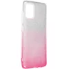 Apple iPhone Air (2025), Szilikon tok, csillogó, Forcell Shining, vörösarany/ezüst