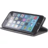 Apple iPhone 17, Oldalra nyíló tok, stand, Smart Magnet, fekete