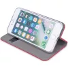 Apple iPhone 17 Pro Max, Oldalra nyíló tok, stand, Smart Magnet, piros