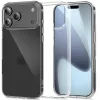 Apple iPhone 17 Pro Max, Műanyag hátlap védőtok + szilikon keret, FlexAir Hybrid, átlátszó
